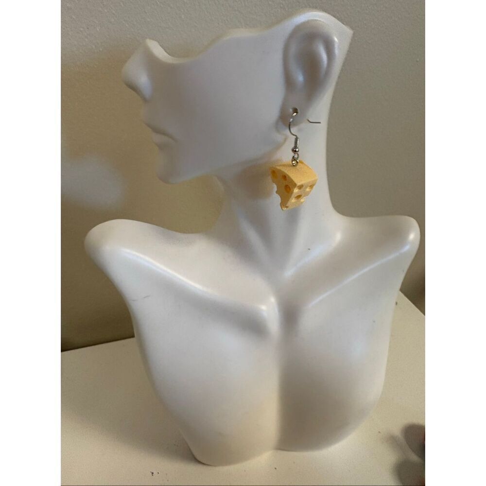 Cheese Statememt Earrings